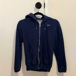Nike Dark Blue Full-Zip Hoodie